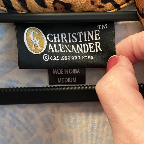 Christine Alexander Swarovski Animal Track Print Jacket - Picture 7 of 8